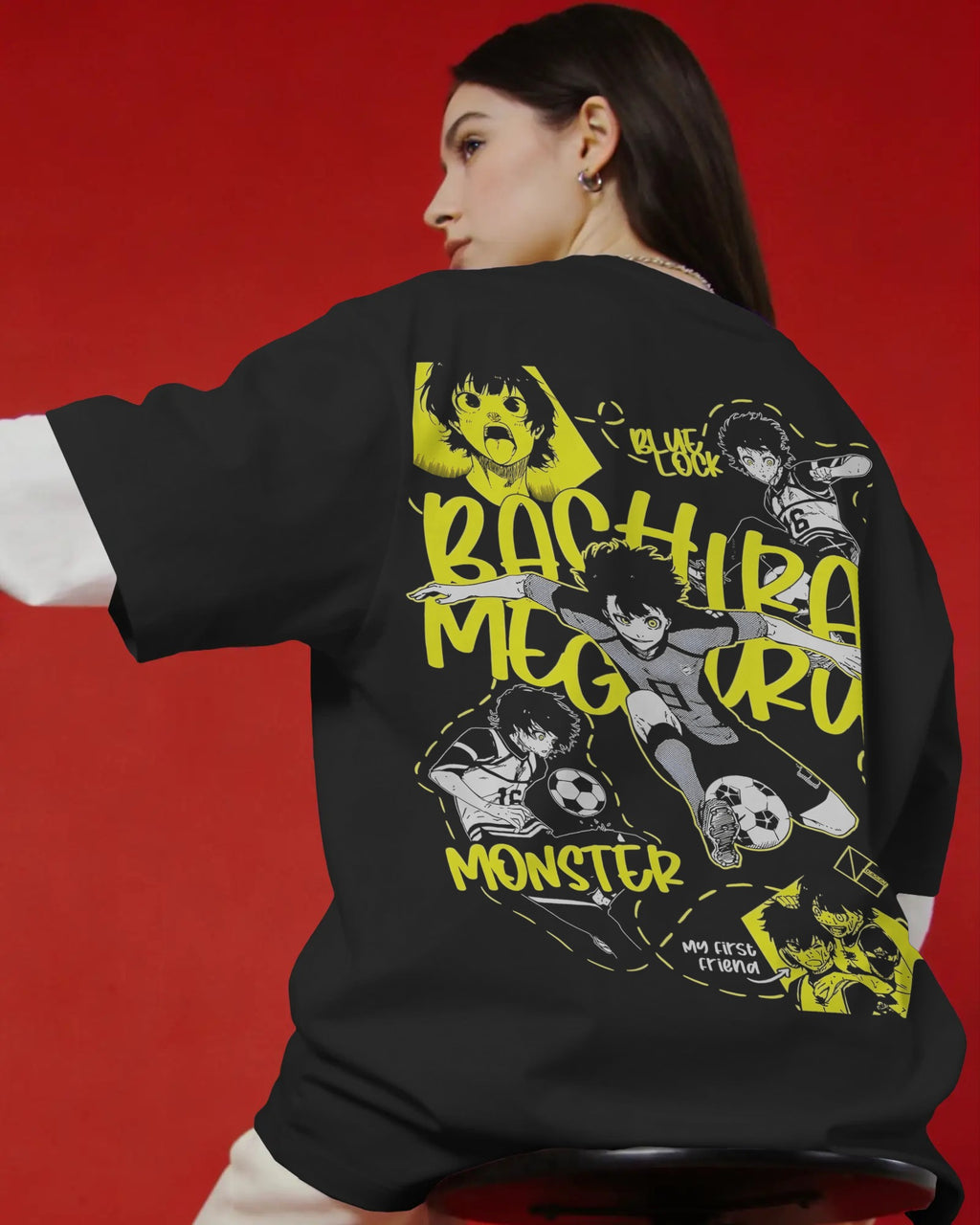 Bachira Meguru Graphic Tee (Black)